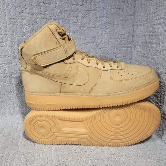 Nike Air Force 1 High '07 LV8 WB Men's Size US 12 Wheat Flax Sneaker 882096-200 - Picture 10 of 10